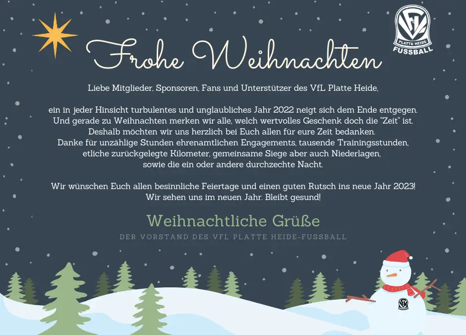 Frohe Weihnachten