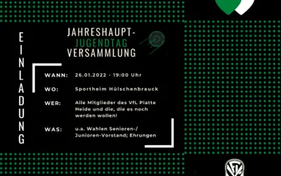 Die Fußballabteilung des VfL Platte Heide 1954/60 e.V. lädt ein!